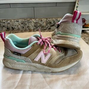 New Balance CW997HOA Cordura Shoes Sneakers Brown Lavender Women 10 Pink 997H